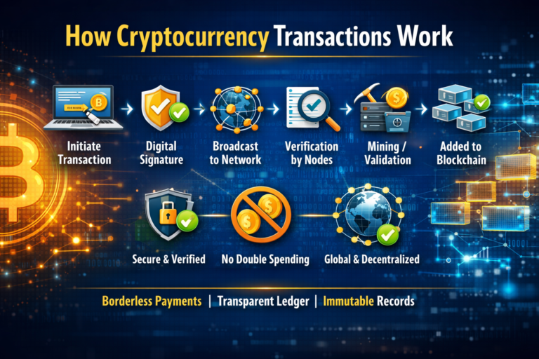 How Cryptocurrency Transactions Work: A Step-by-Step Explanation