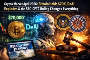 Crypto Market April 2026: Bitcoin Holds $70K, DeAI Explodes & the SEC-CFTC Ruling Changes Everything